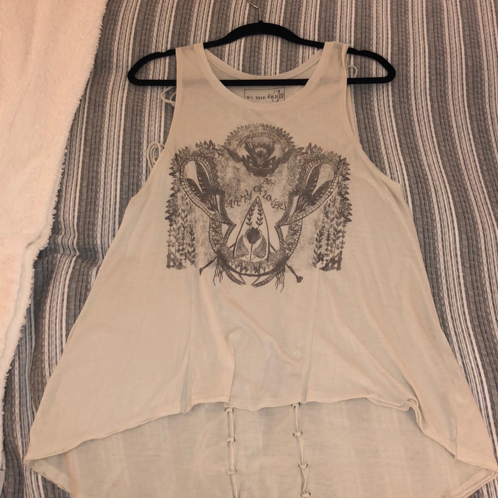 Free People Fringe country tank